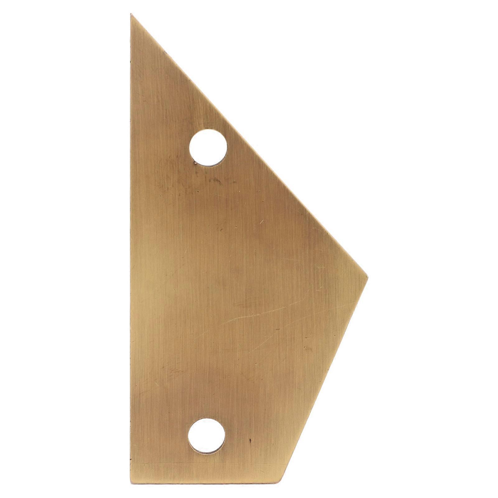 Guitar String Action Gauge Bronze Rustproof Metal Guitar Fret Rocker for String Height Inspection