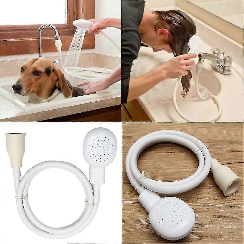 Multifunctional Hand Shower for Pets - Dog & Cat Bathing Tool with Hose for Easy Use at the Sink