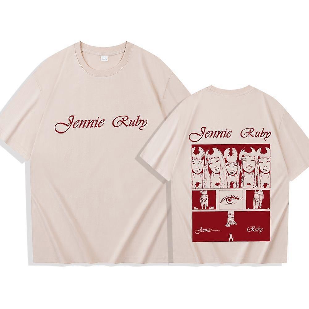 Jentle Jennie Ruby Tシャツ ホワイト JENNIE RUBY® T-SHIRT - White