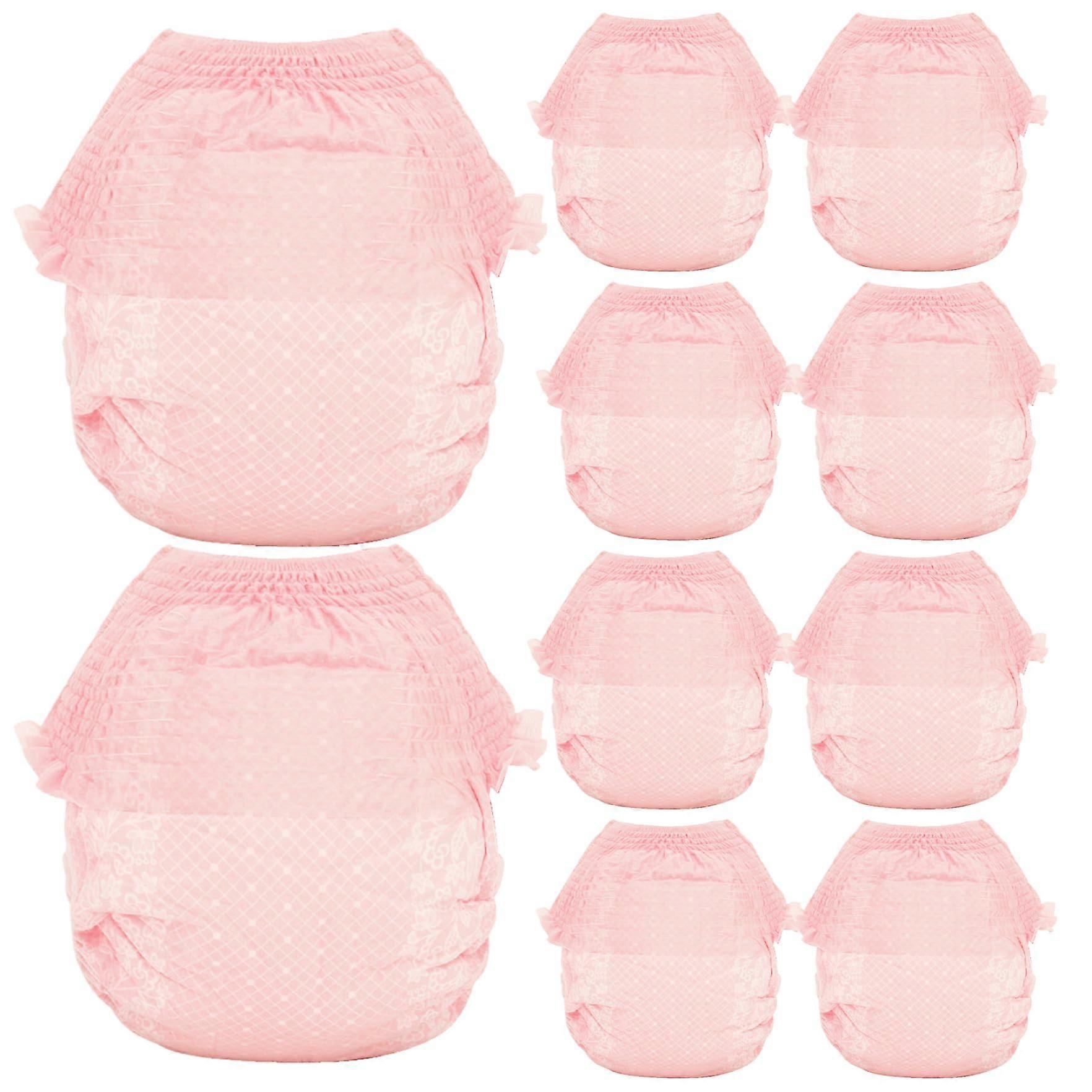 Female dog diapers 10pcs, absorbent, leakproof, size M