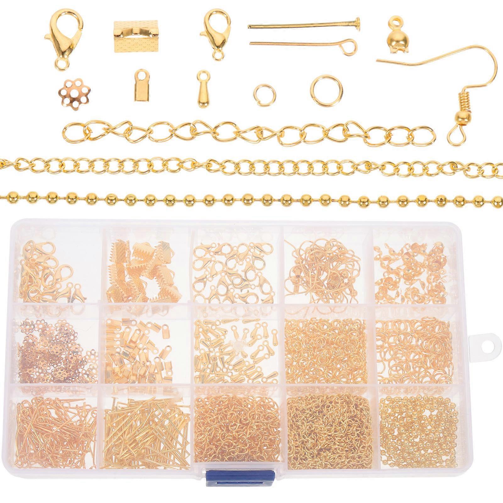 الخرز الذهبي صنع لوازم المجوهرات مع جراد البحر قفل الأسلاك للديكور الحرف