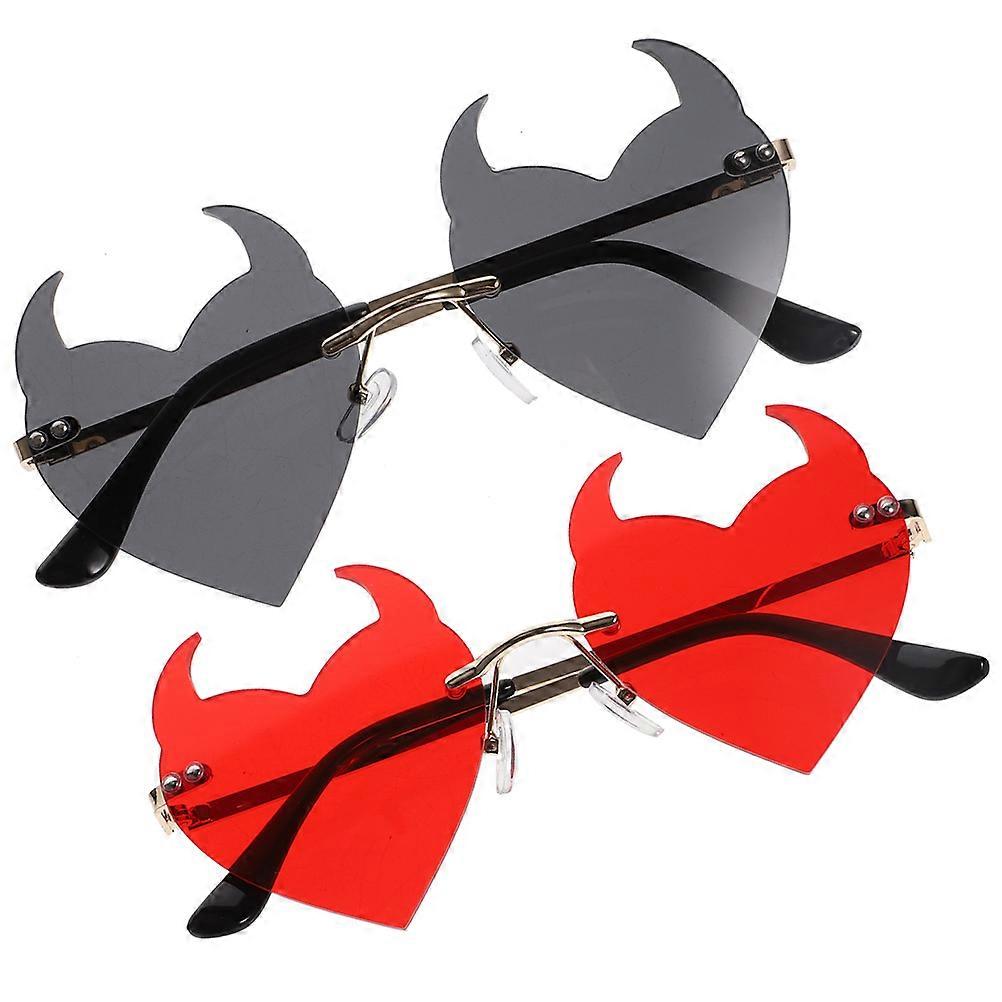 Heart Shaped Sunglasses for Women with UV Protection PC Material Assorted Color One Size Fits All