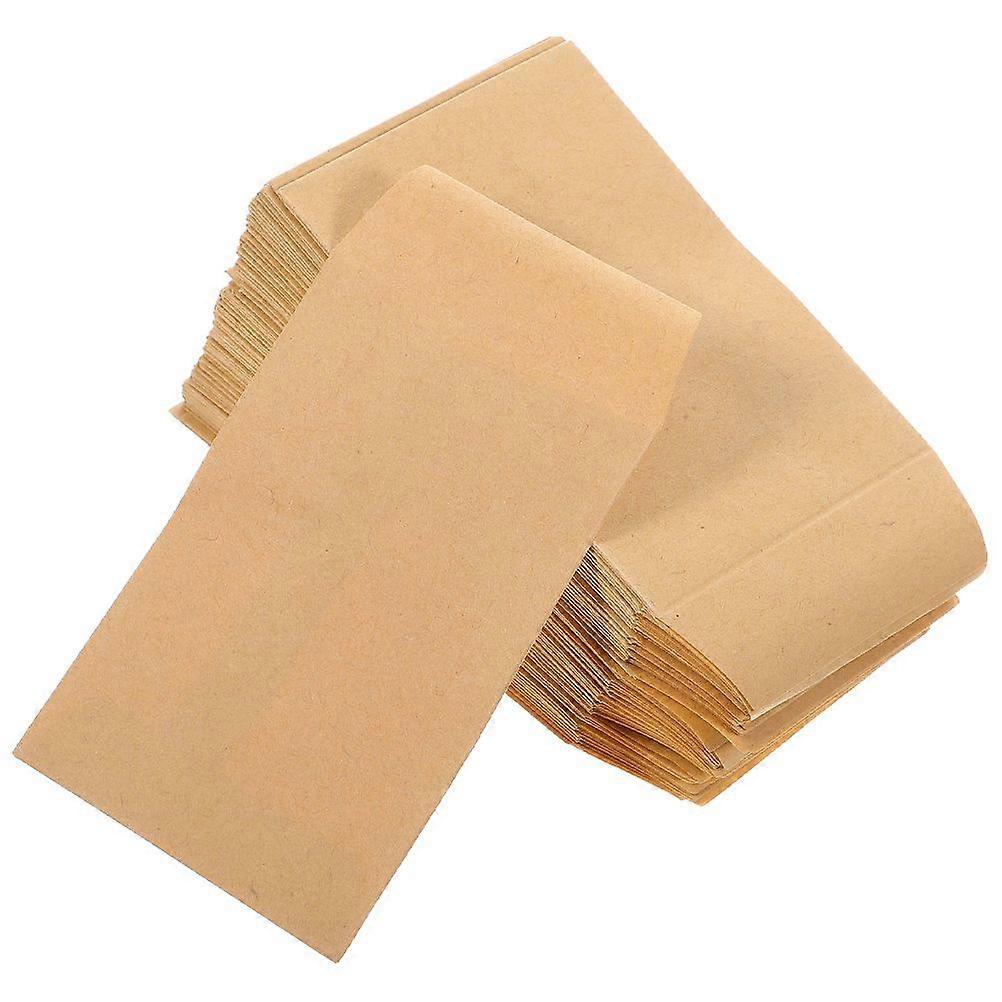 50PCS Small Kraft Paper Envelopes Packets Envelopes Self Adhesive Sealing Saving Envelopes for Storage Envelopes for Collection Vegetable Plants