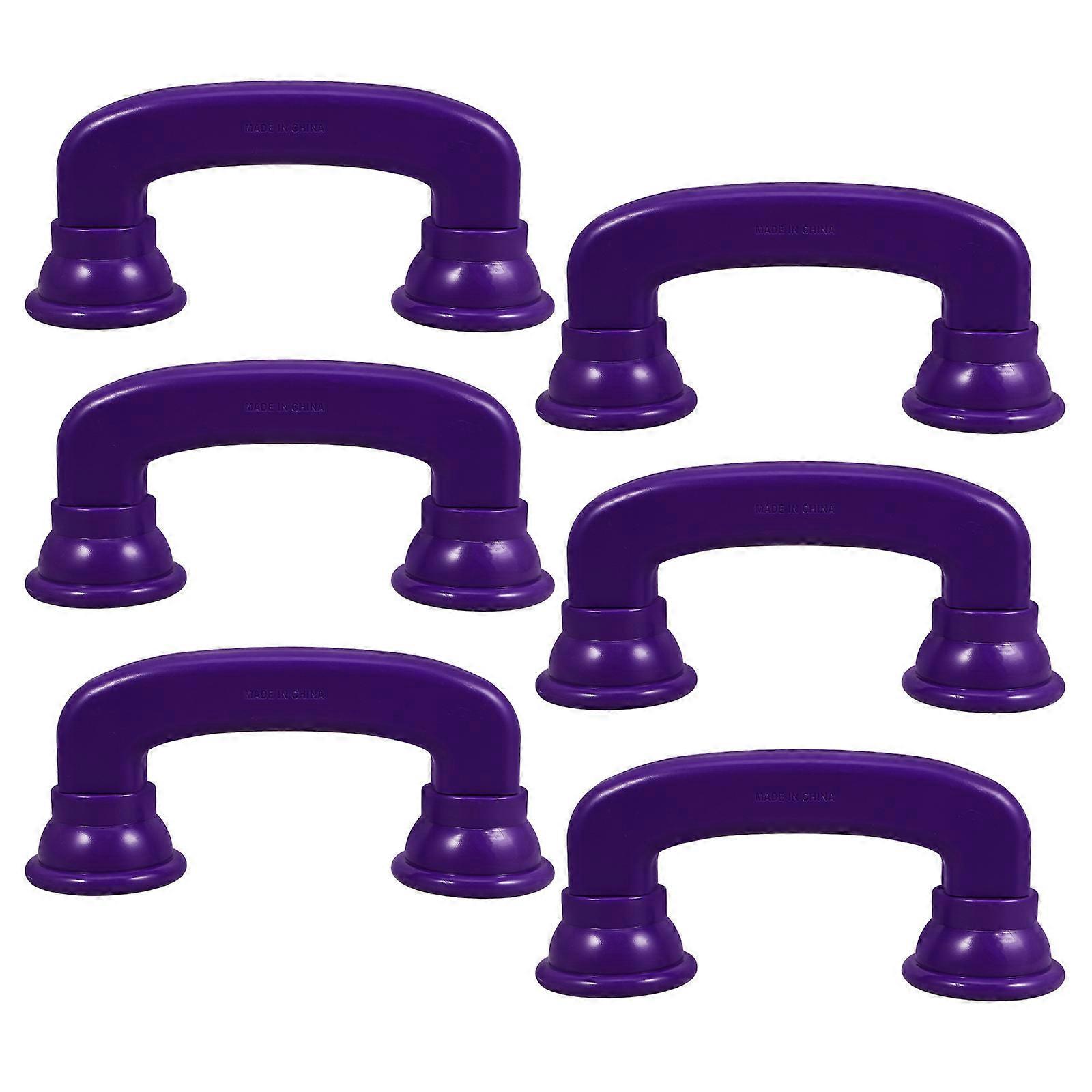 Pretend Play Communication Device for Kids Purple ABS Material with Auditory Feedback 6pcs