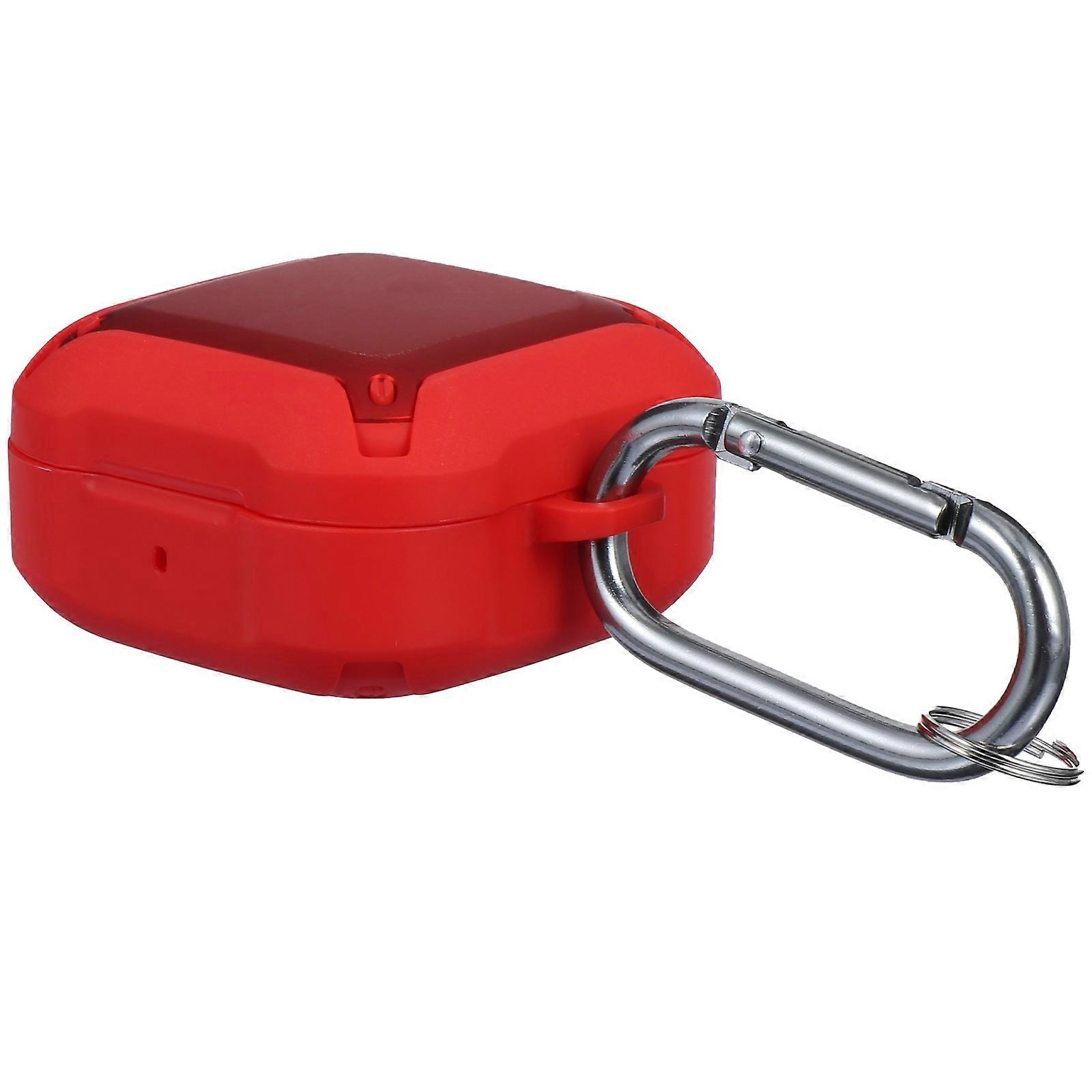 Headphone Hard Case Headphone Storage Box Compatible For Galaxy Buds Live Red Scratch-Resistant 5.5X5.5Cm 1Pack