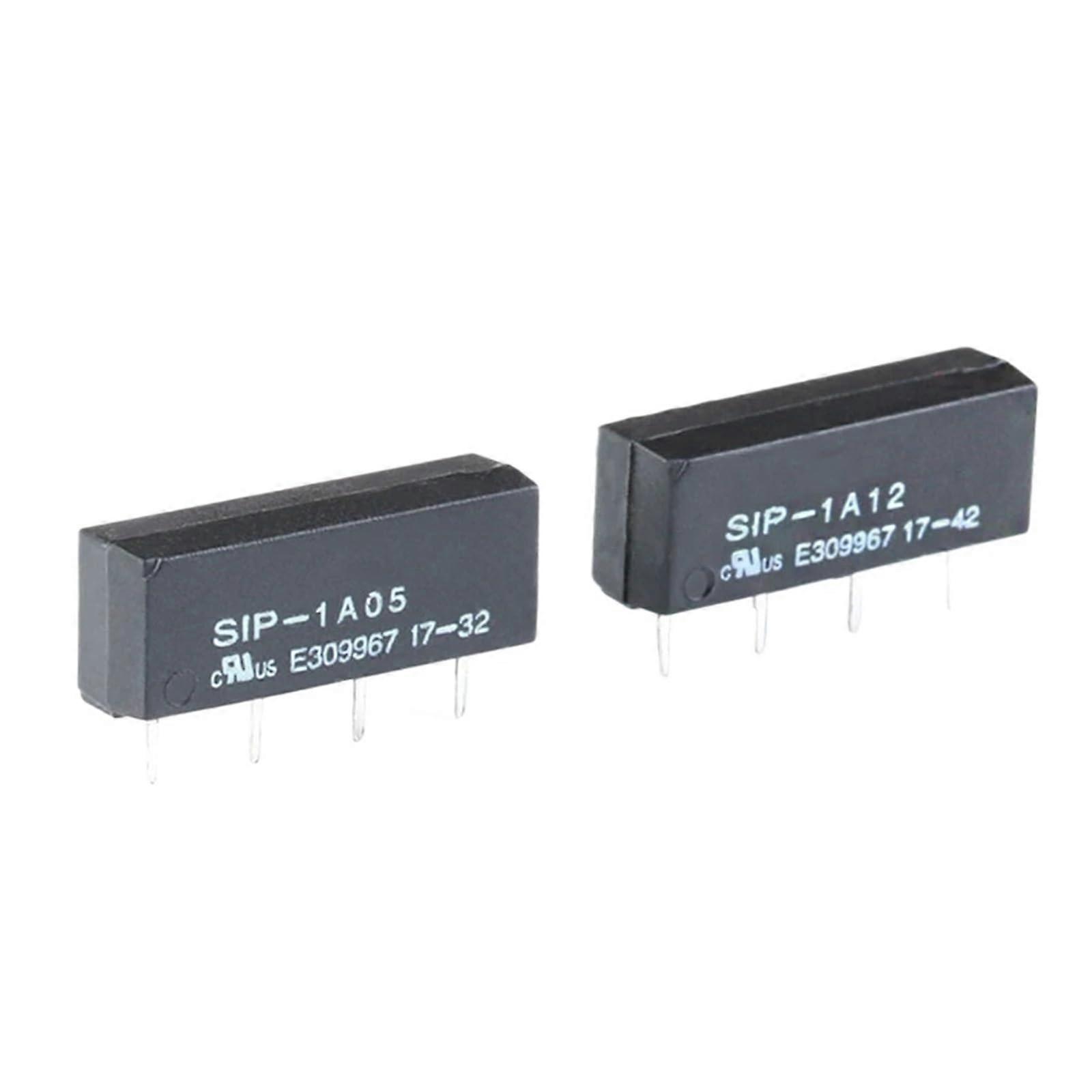 5PC DC 12V Relay SIP1A12 Dry Reed Relay Switch Module 4PIN Relay Module