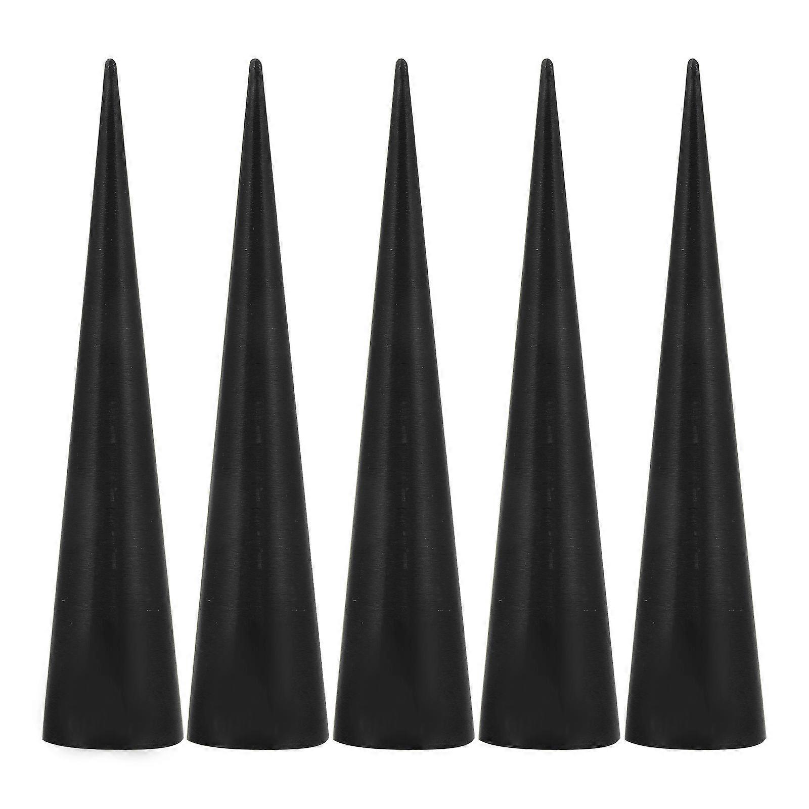 5pcs Aluminium Alloy Screw Croissant Mold Cream Horn Spiral Pastry Cone Mold for Croissant