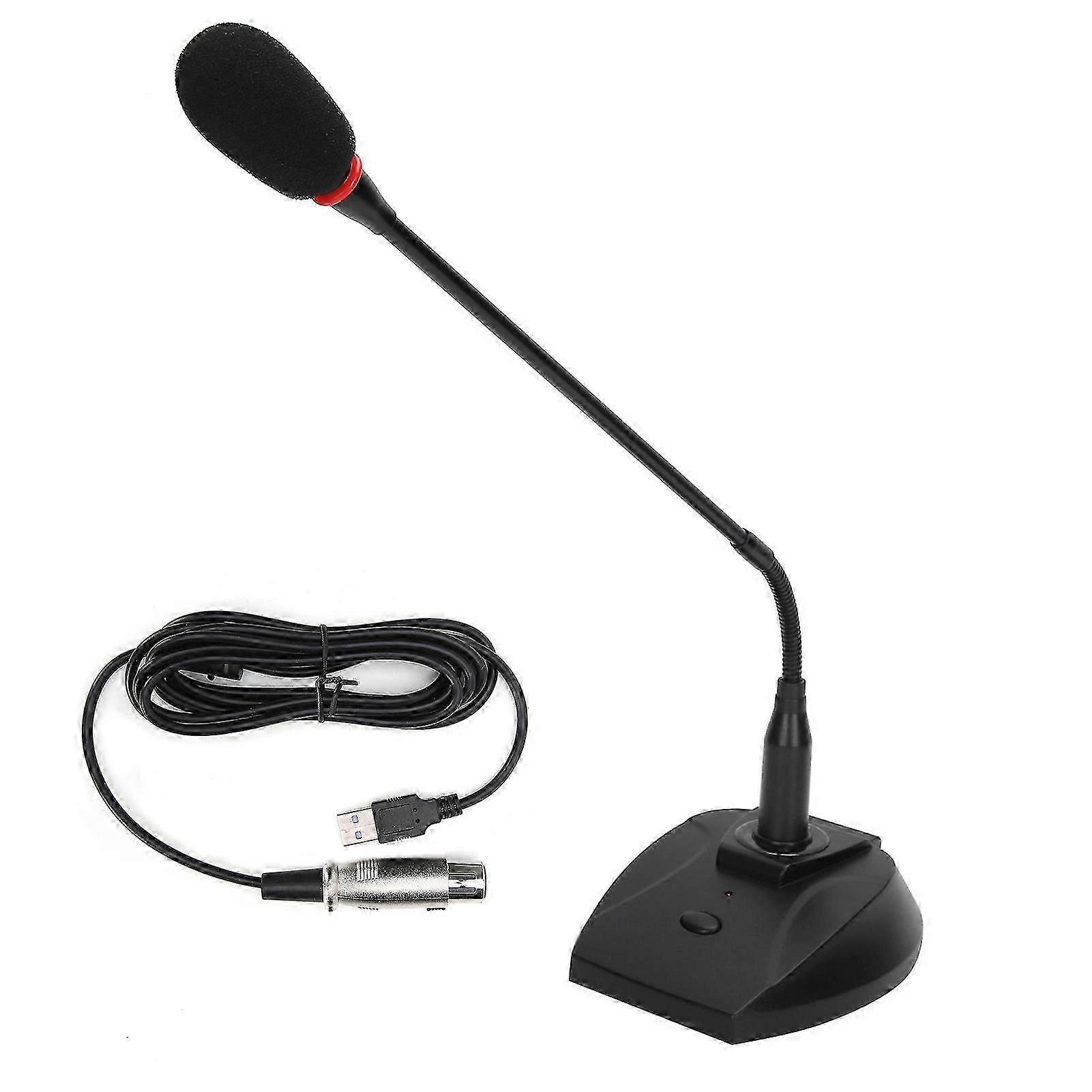 USB desktop microphone professional gooseneck wired microphone for conference game live broadcast