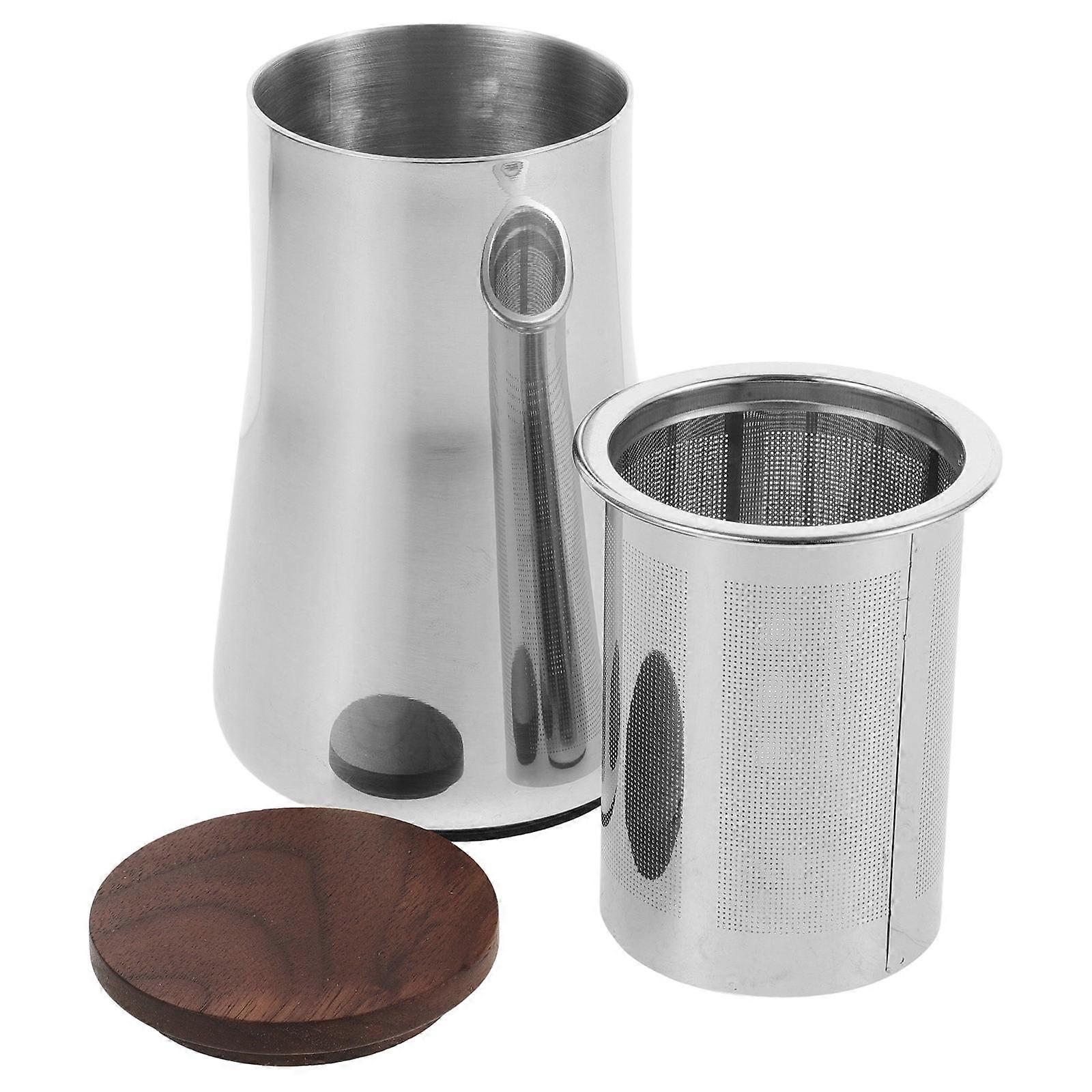 Espresso Coffee Dosing Cup Stainless Steel Coffee Sifter for Coffee Machines .50X7.50X6.00CM Eliminate Paper Filters 1Pack