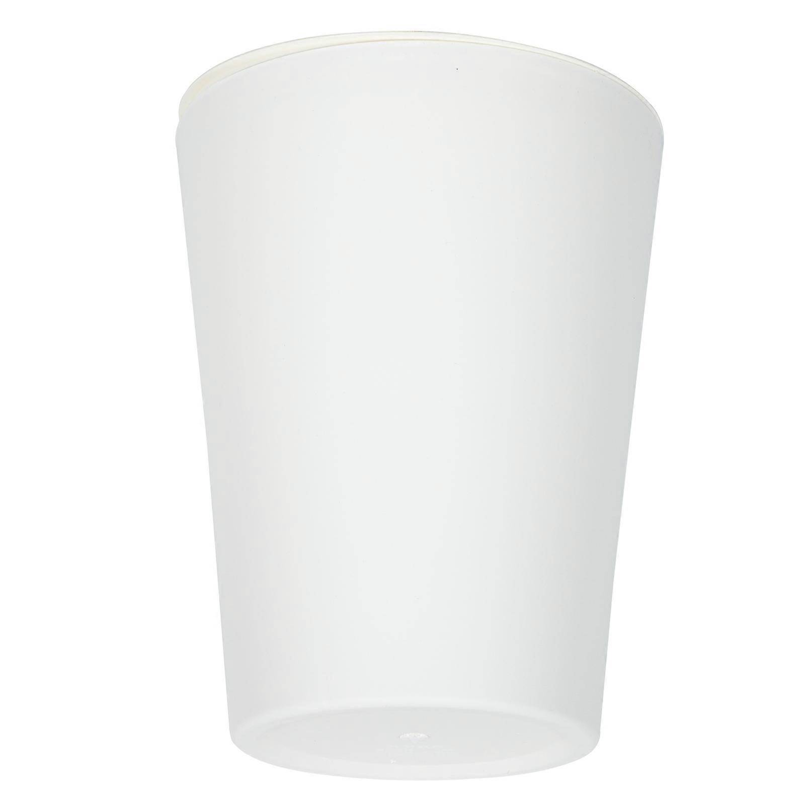 Waste Paper Basket White PP Versatile Placement Trash Can for Storage Use