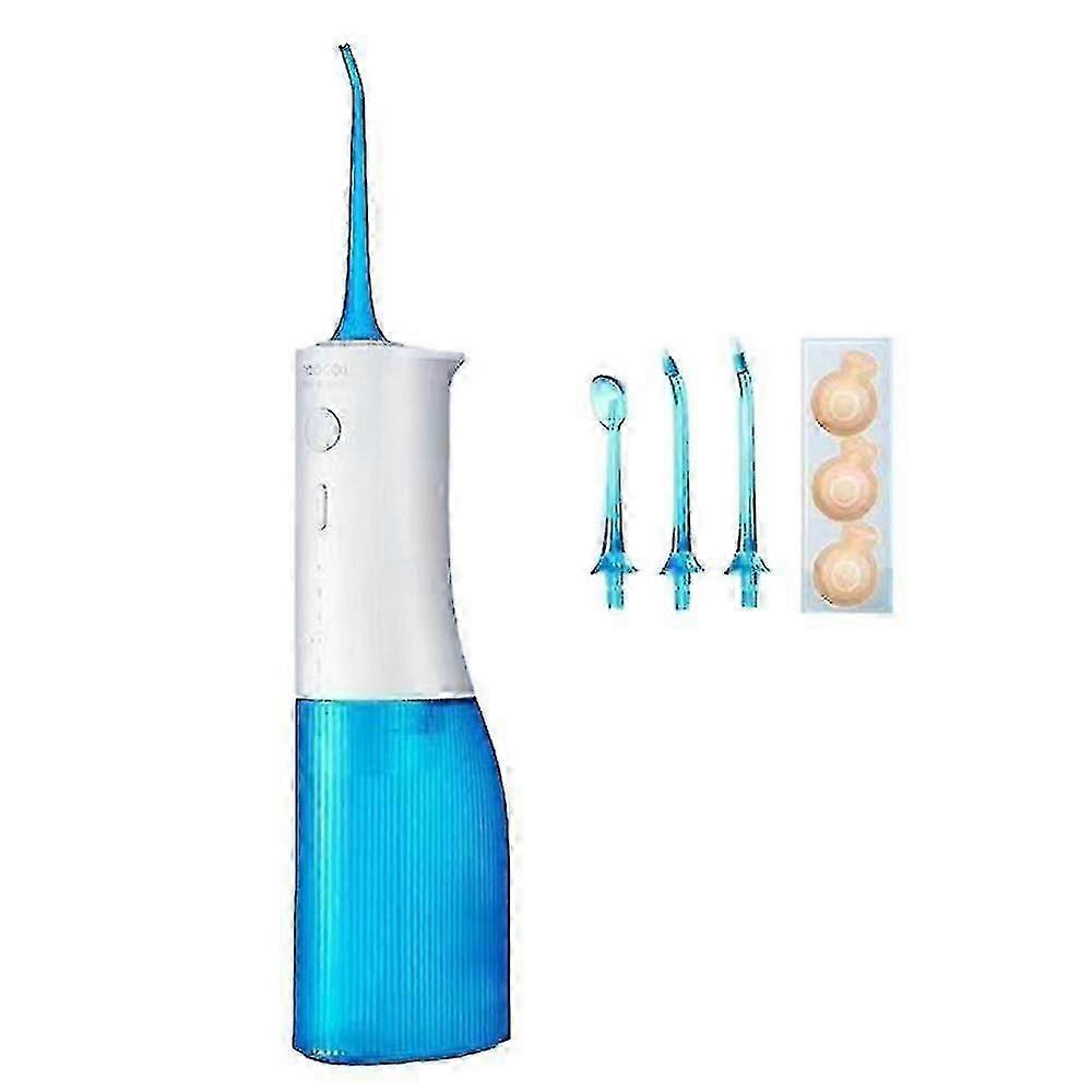 Teeth 4 Type Nozzle Cleaner Irrigator Type-c Rechargeable Cleaner 7-modes Water Tank Eu Plug
