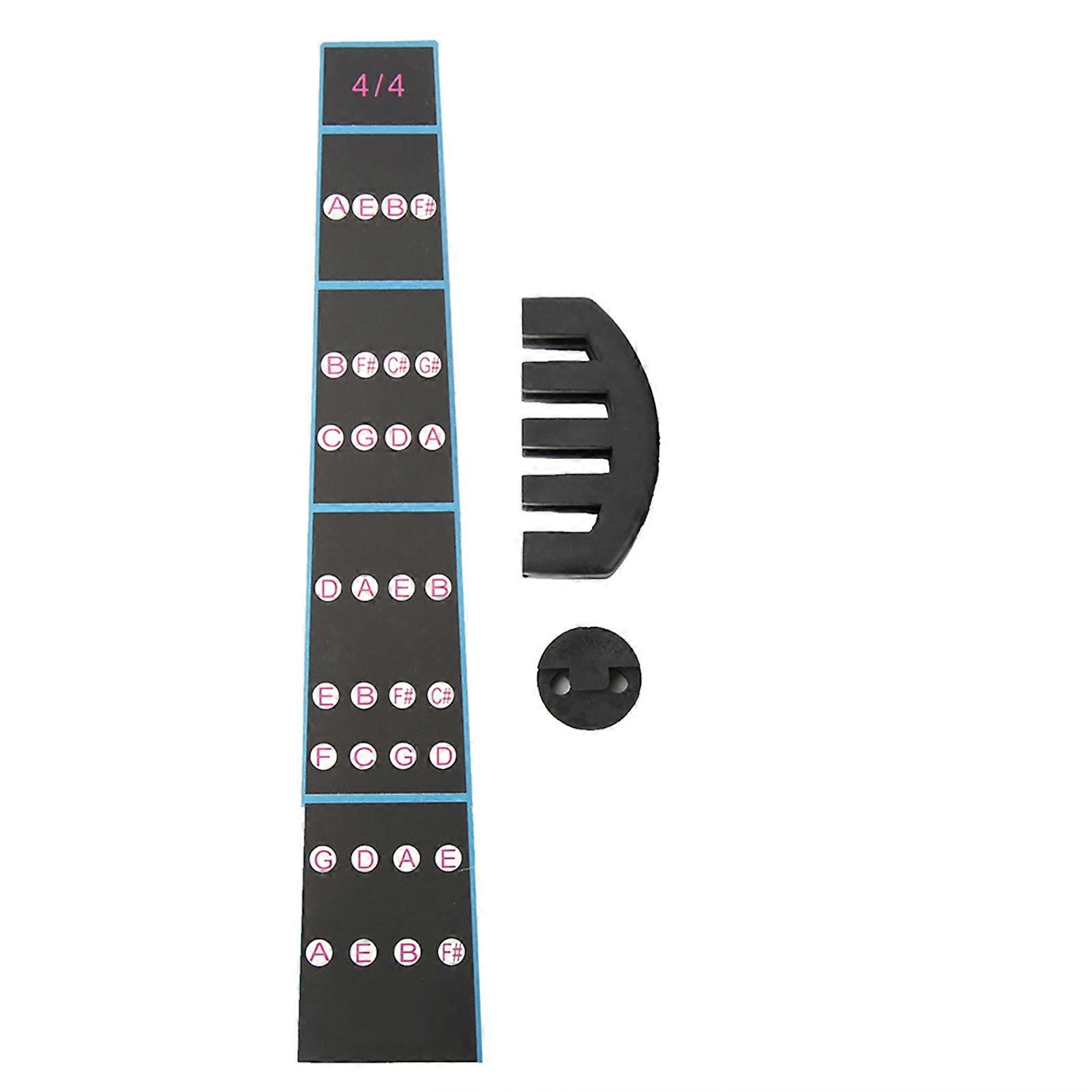 Volume Control Mute Silencer Fingerboard Five Claw Round Mute Violin Accessories Set Kit