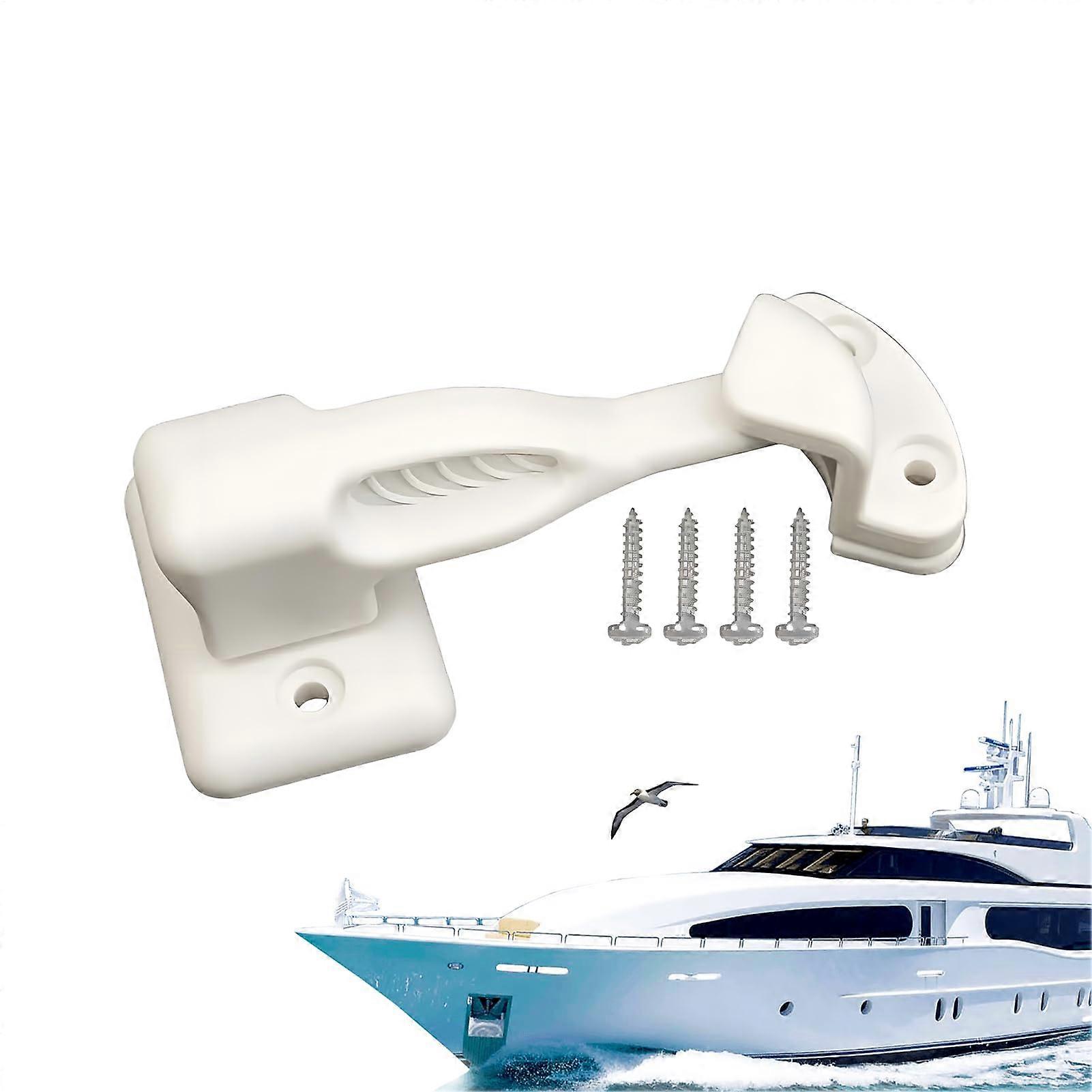 RV Drawer Locks and Latches, Durable Cabinet Lock for Motorhomes | Hardware & Locks for Trailer, Kitchen, Refrigerator, Boat, White