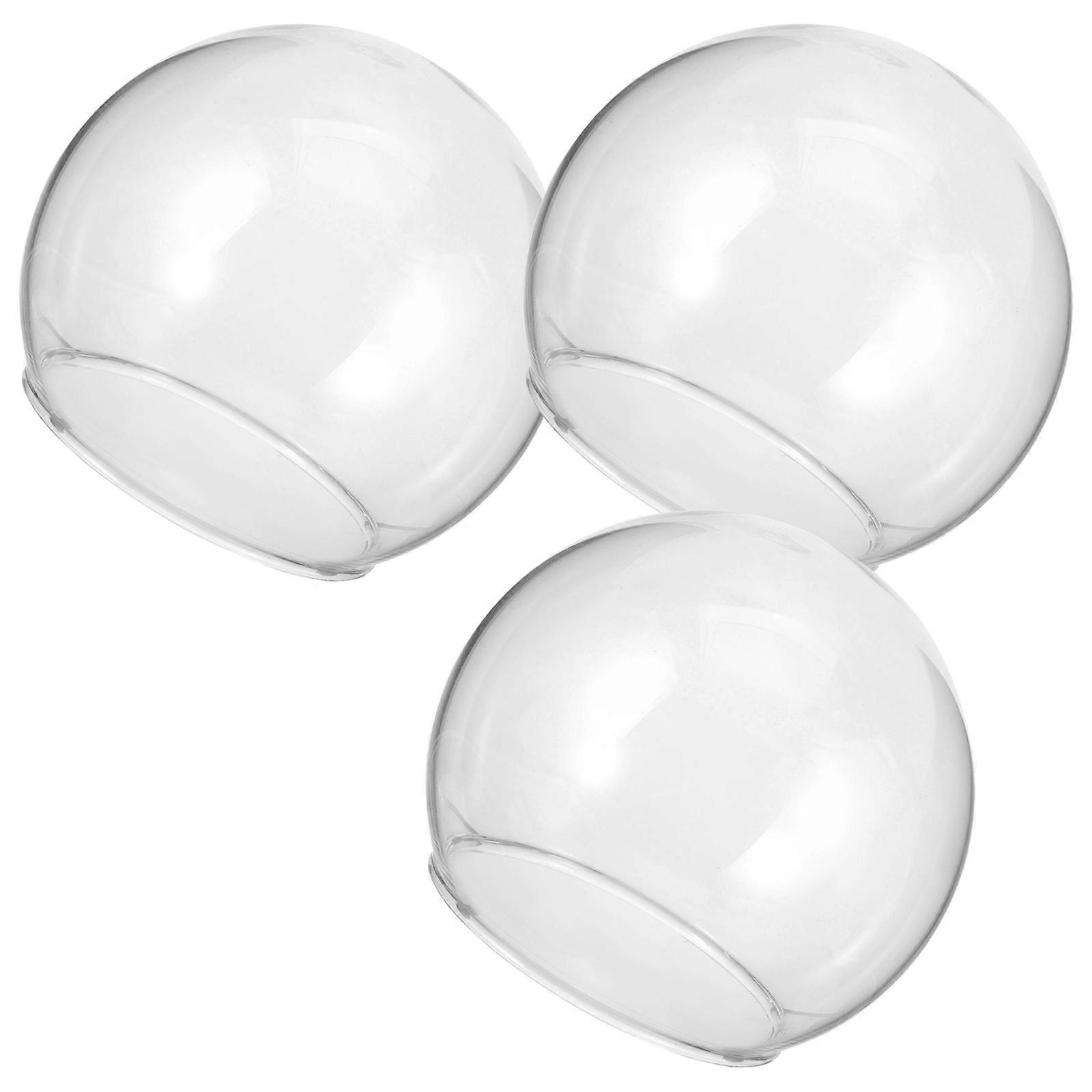 Clear Dessert Protective Cover Ideal For Close Friends With Round Shape Measuring 3.5X3.5X3.1In In 3Pcs Pack