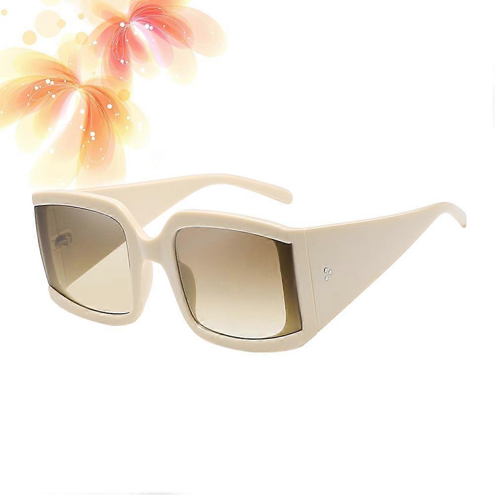 Fashionable Polarized Sunglasses for Men with PC Material and Beige Color for Protection Lightweight and Durable Design 54mm