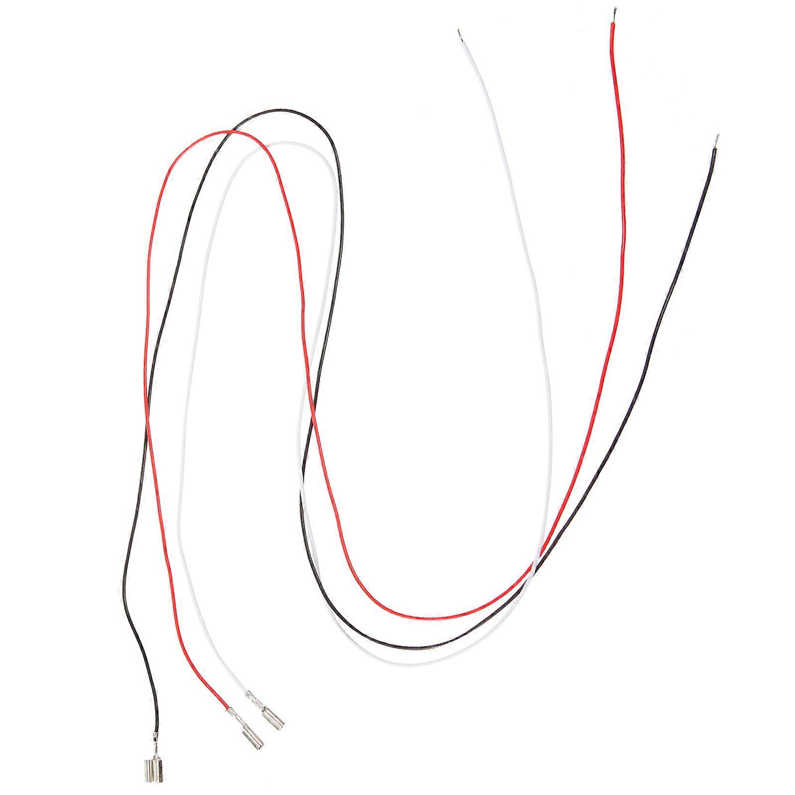 Assorted Color Phono Lead Wires for Phono Durable Plastic Insulation Easy Install 3pcs