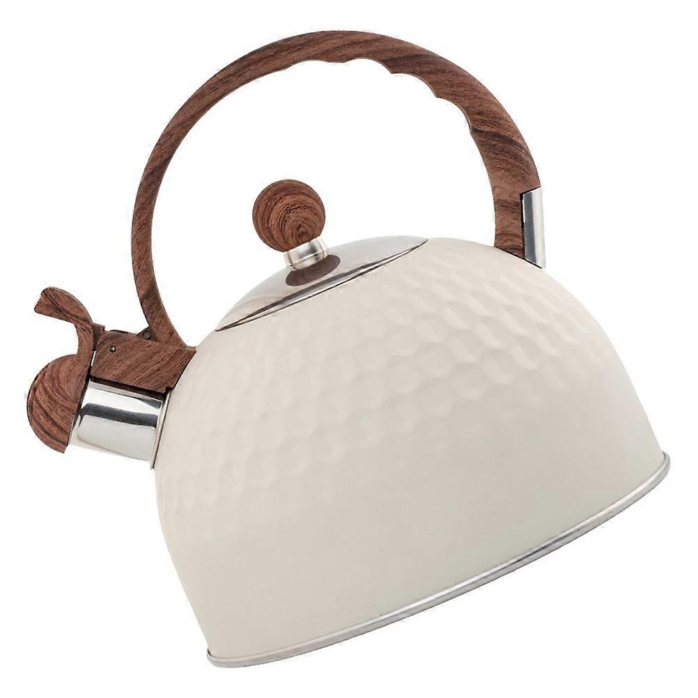 Stainless Steel Whistling Kettle with Automatic Whistle, Safe Boiling Design, Comfortable Handle for Tea, Milk, Ideal for Home Kitchen Use