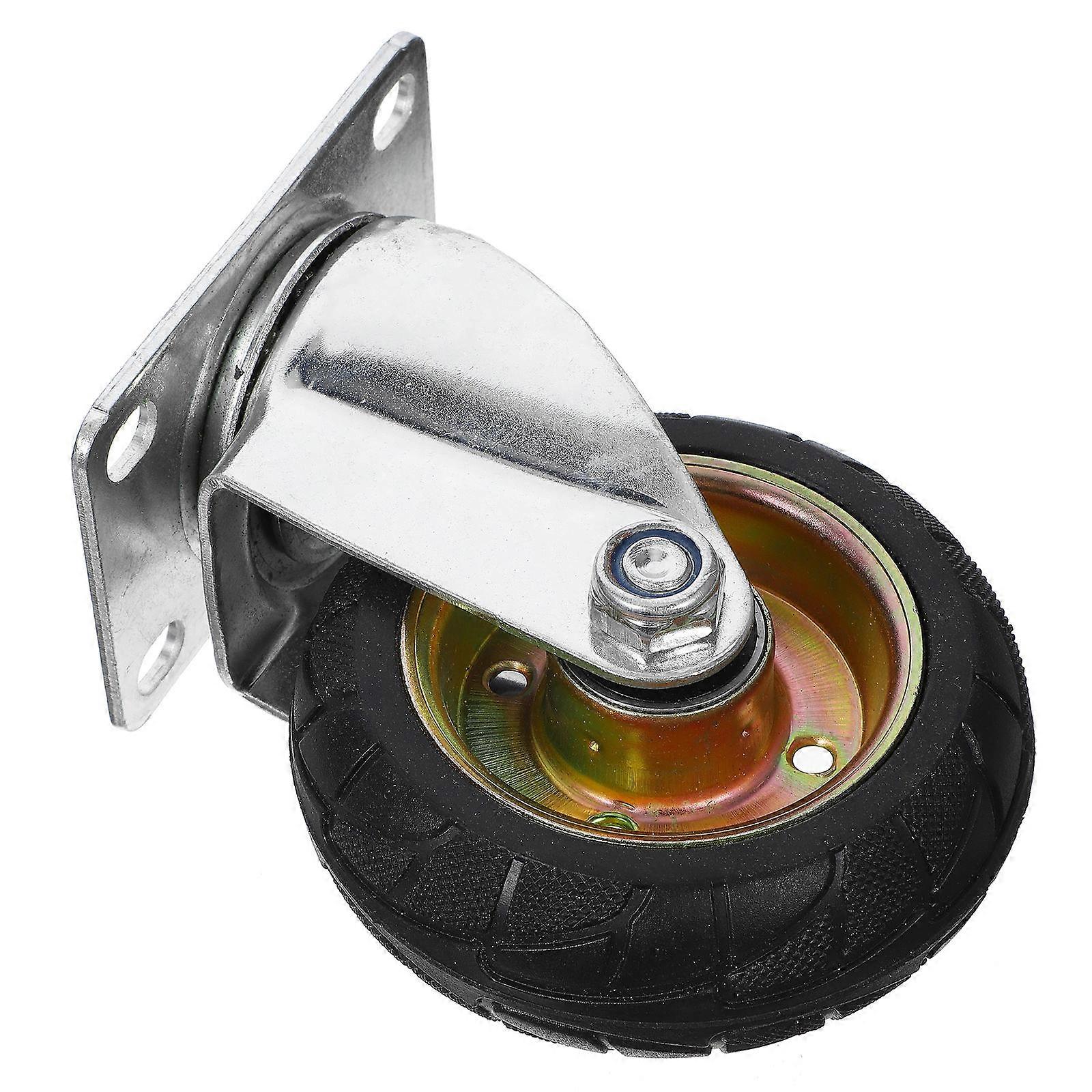 Wheels For Loading Carts Trolley Caster Wheel Multi Outdoor Use 13.00X10.00X6.50CM Braking 1 Set
