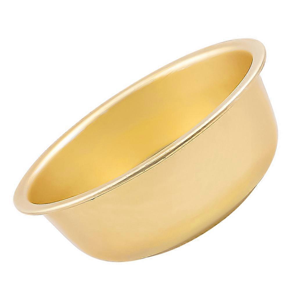 Golden Aluminum Fruit Basin for Storage Use Safe Creative Elegant Design