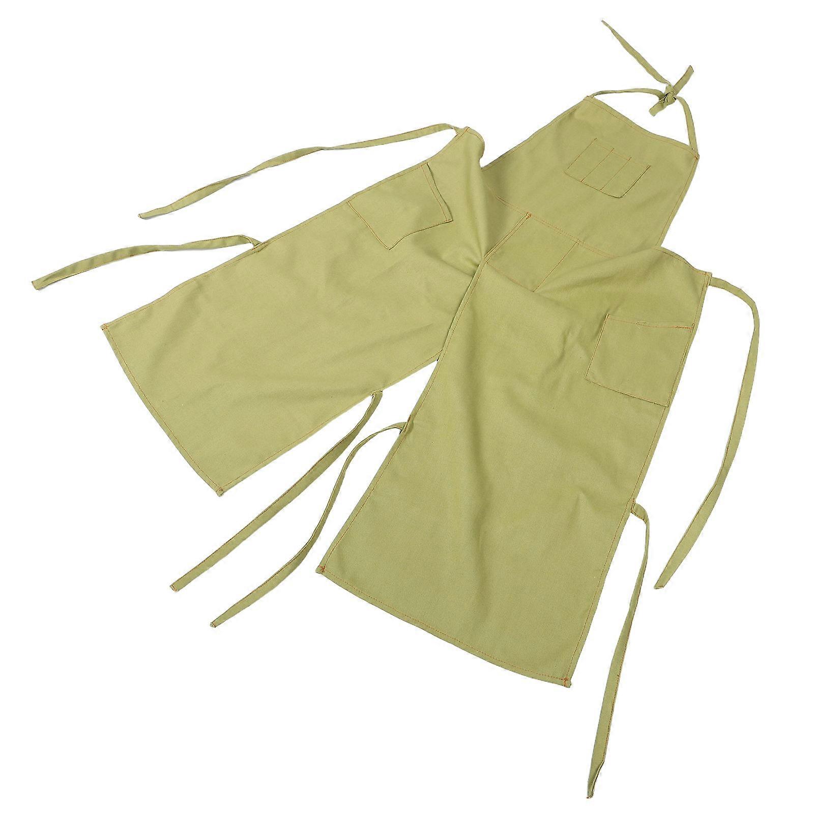 Kitchen Apron for Men Worker Split Design with Multiple Pockets