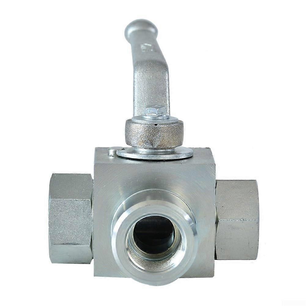 Practical 3way ball valve made of stainless steel, large diameter, fast, Anti (DN6)