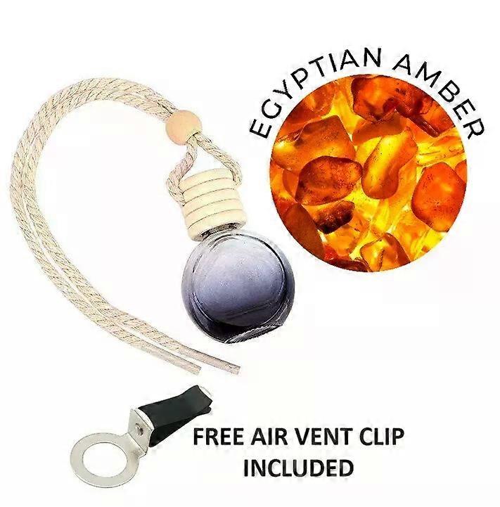 EGYPTIAN AMBER Car Air Freshener Oil Diffuser 10ML + Free Air Vent Holder
