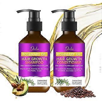 Rosemary Hair Growth Serum- Biotin, Keratin and Rice Extract for Thinning, Dry, Damaged Hair - Regrowth Treatment for Women
