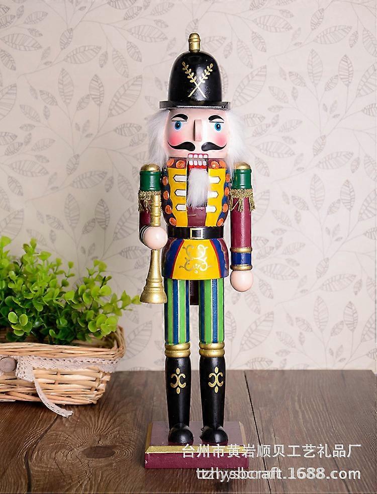 30CM木创意礼品工艺品彩绘胡桃夹子士兵人偶 号