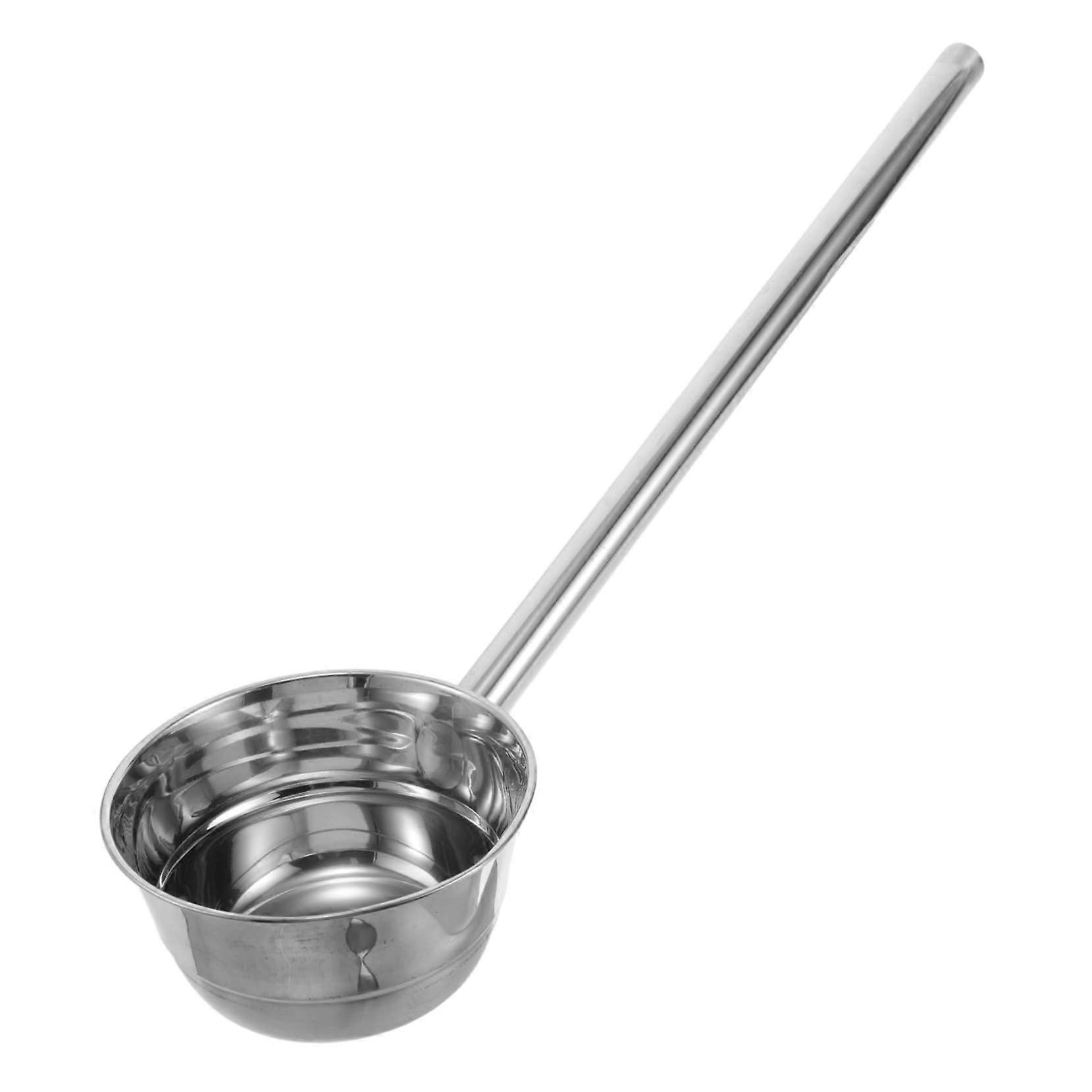 Stainless Steel Soup Ladle with Long Handle for Cooking Stew Gravy and Serving