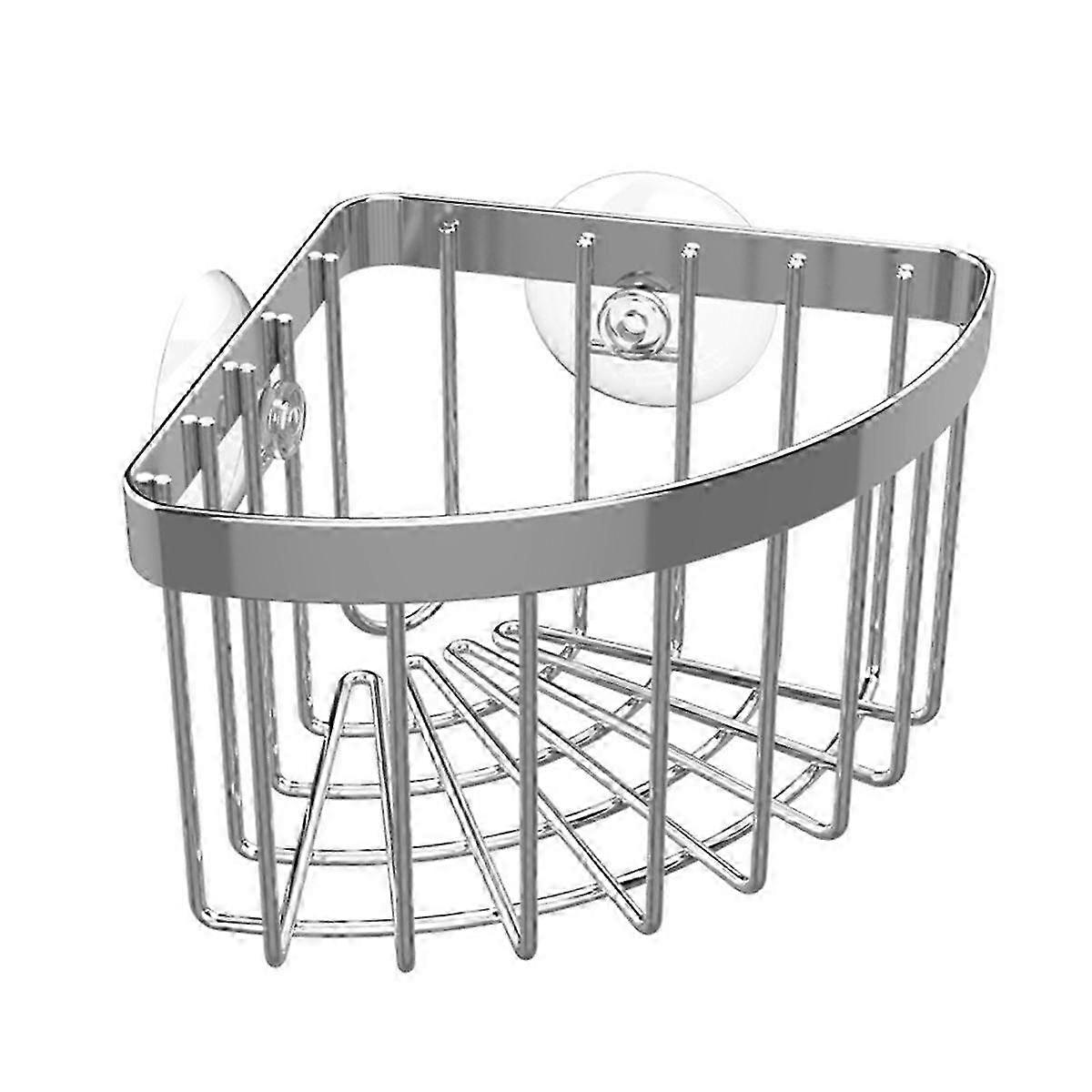 Dish Cloth Hanger Sponge Holder, Save Space Triangle 2-In-1 Sink Case, Stainless Steel Corner Kitchen Sink Organizer