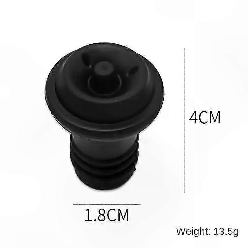 Vacuum Wine Saver with Black Rubber Stopper for Bottles, 1-5PCS, Wine Preservation Tool for Home Use