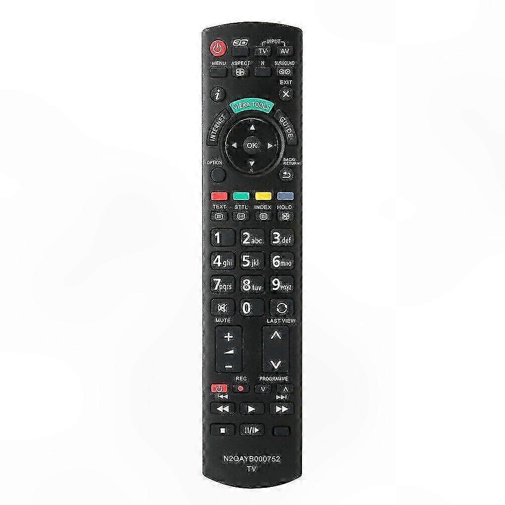 Universal Remote Control for LED TVs, Compatible with Multiple Models Including TX-L42ET5 and TX-L47ET5, N2QAYB000752 Replacement Option
