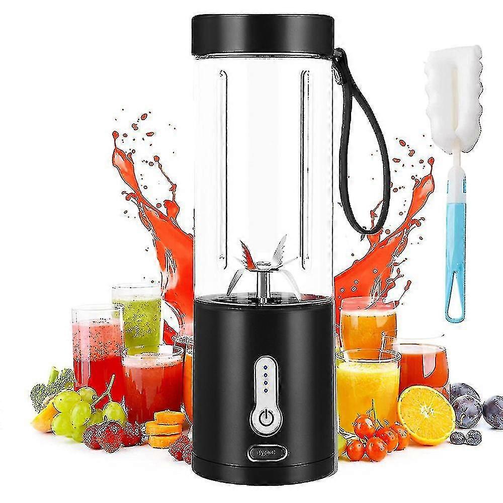 Portable blender, large capacity, six blades, Type-C rechargeable