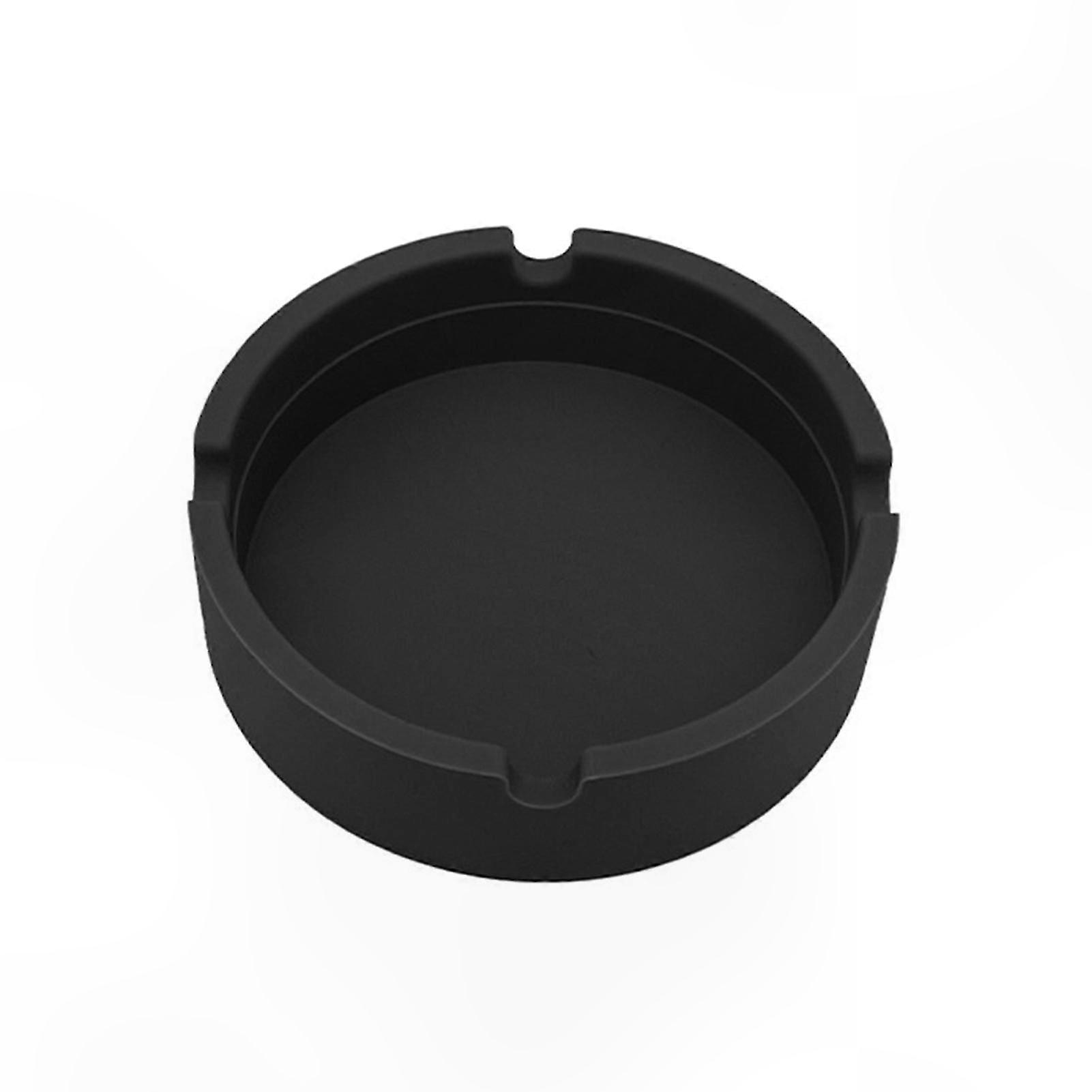 Large Capacity Silicone Ashtray with 4 Slots for Home Bar Office Use Easy to Clean Durable Smoke Accessory