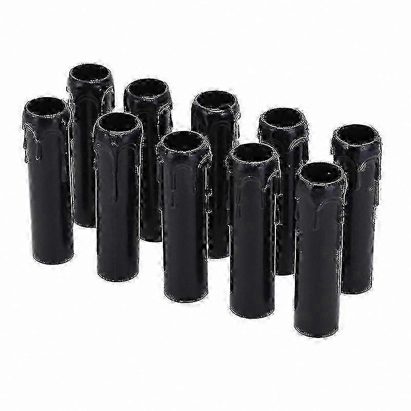 10-pakning plasthylser for lysekrone lyspæredeksler