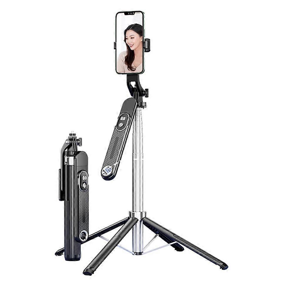 P510 Retractable Four-Legs Stand Portable Phone Stand Selfie Stick with Bluetooth Remote Control