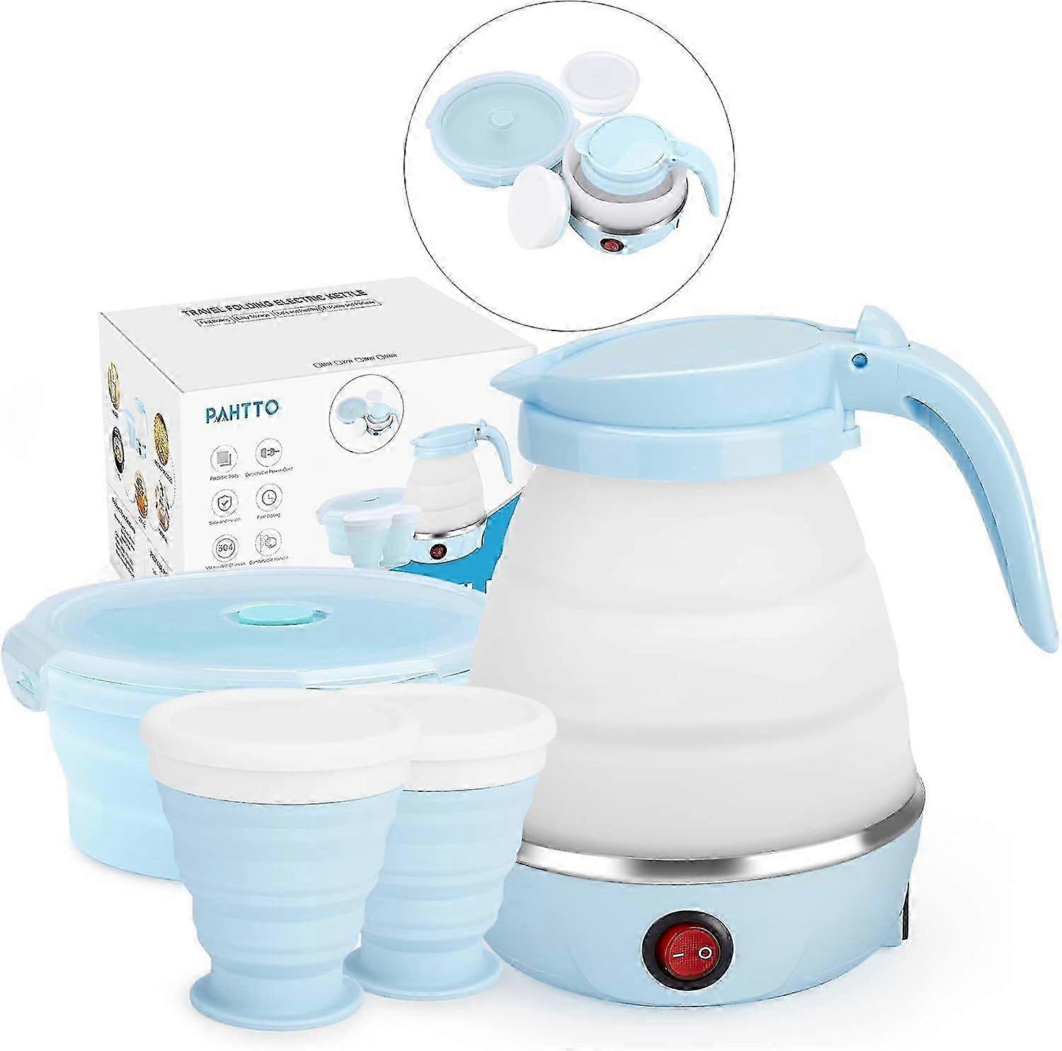 2025 Latest Model Travel Foldable Electric Kettle, Portable Kettle for Fast Water Boiling