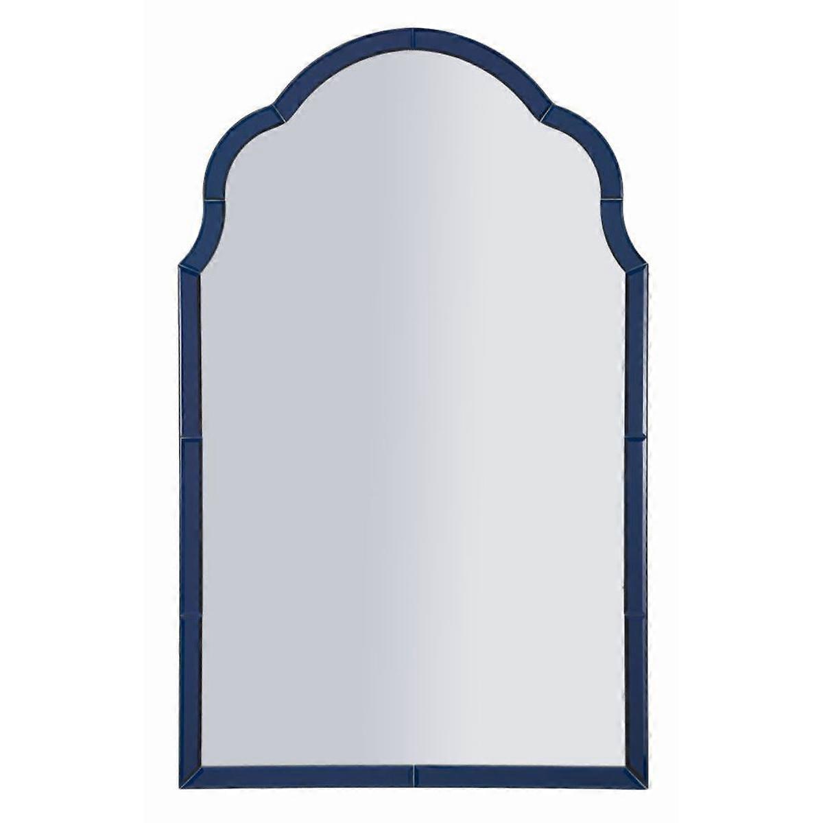 Specchio con Cornice Classico 3, Blu, MDF, 100x62x1 cm