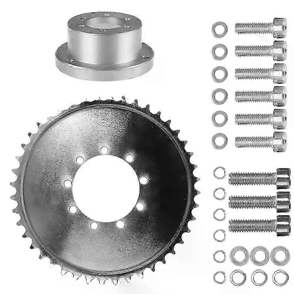 Rear Hub Adapter Sprocket 44T Fit For Gas Motorized Bicycle Wheel 2 Stroke Engine Kit