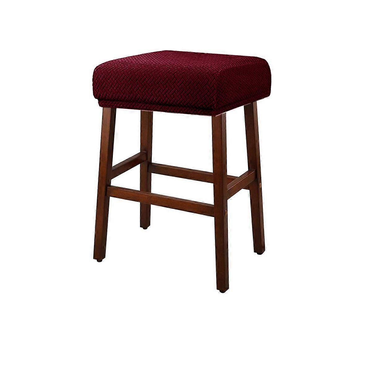 Stool Cover Square: Rectangle Stool Slipcover With Elastic Design For Bar Counter Vanity Chairs - Washable Seat Cover For Home Office Use