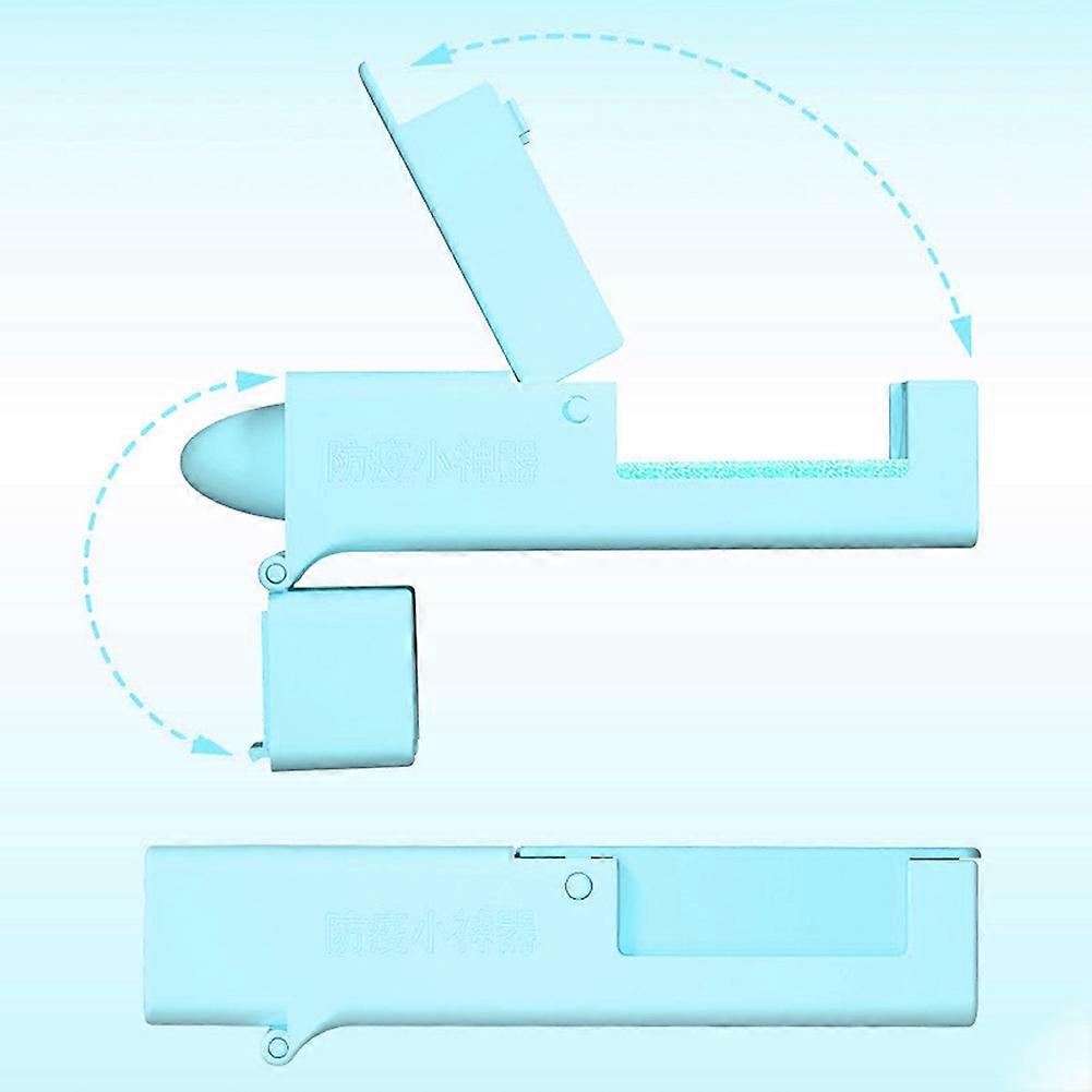 Safety Press Elevator Tool Plastic Contactless Opening Blue 11.5cm