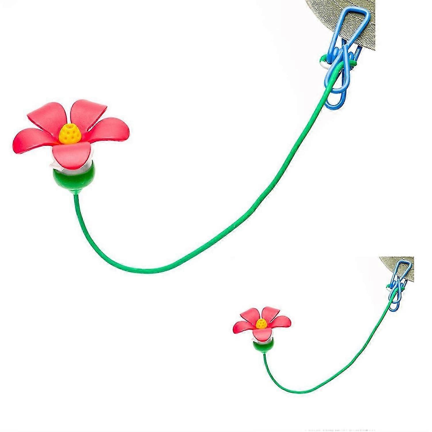Creative Bird Feeder for Hat, Handheld Bird Feeders with Clips, Red Bird Feeders for Bird Lovers 202