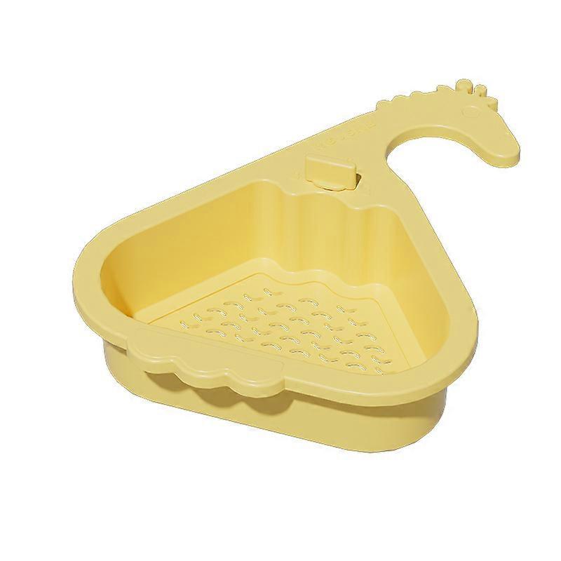 Sink Basket,Self Draining Corner Sink Strainer,Food Fruit Vegetable