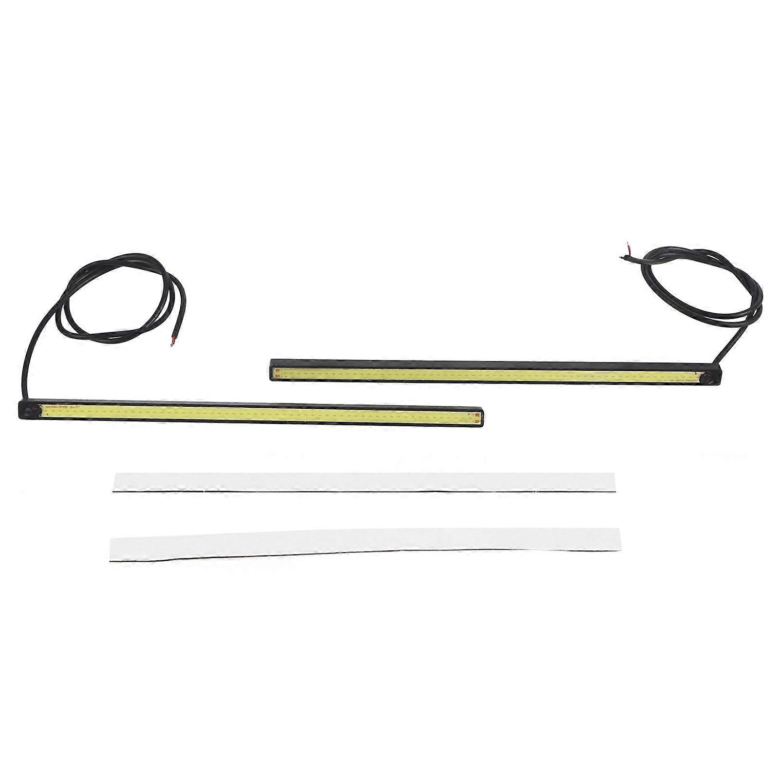 Waterproof COB Daytime Running Light High Brightness LED DRL Car Modification Lamp21CM White