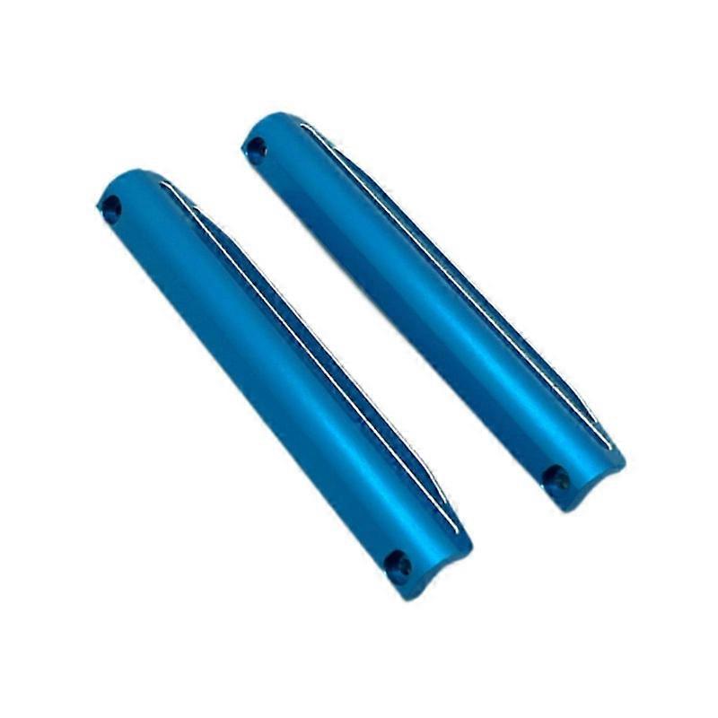 2 Pieces RC Chasiss Side Guard Side Guard Protector for 1:10 Scale Car Model red