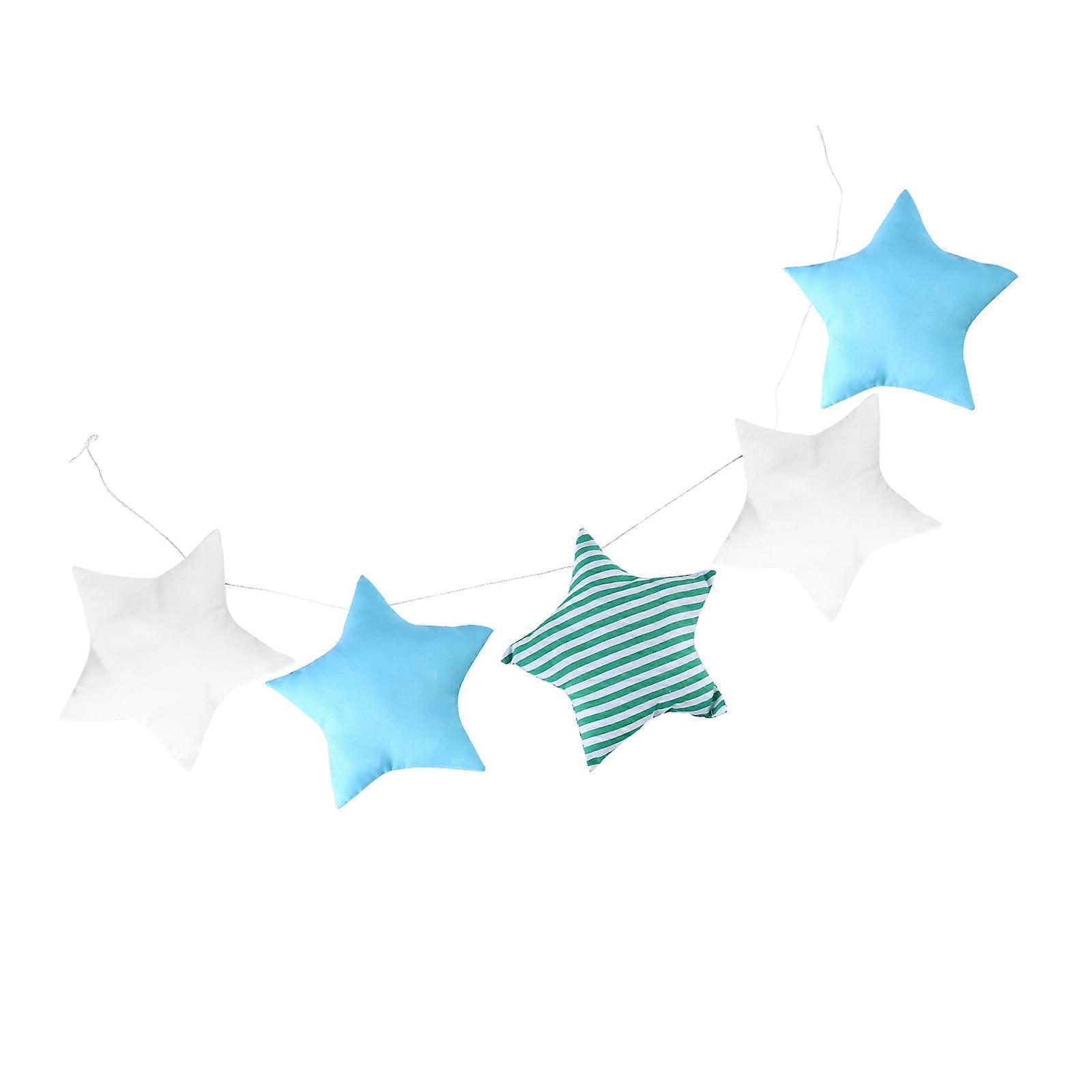 Nordic Style Stars Hanging Pendents for Decor 1Set Cotton Room
