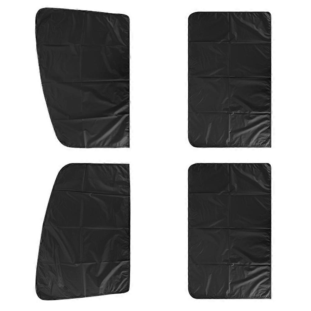Shade Folding Telescopic Car Window Cover for 1Set Black