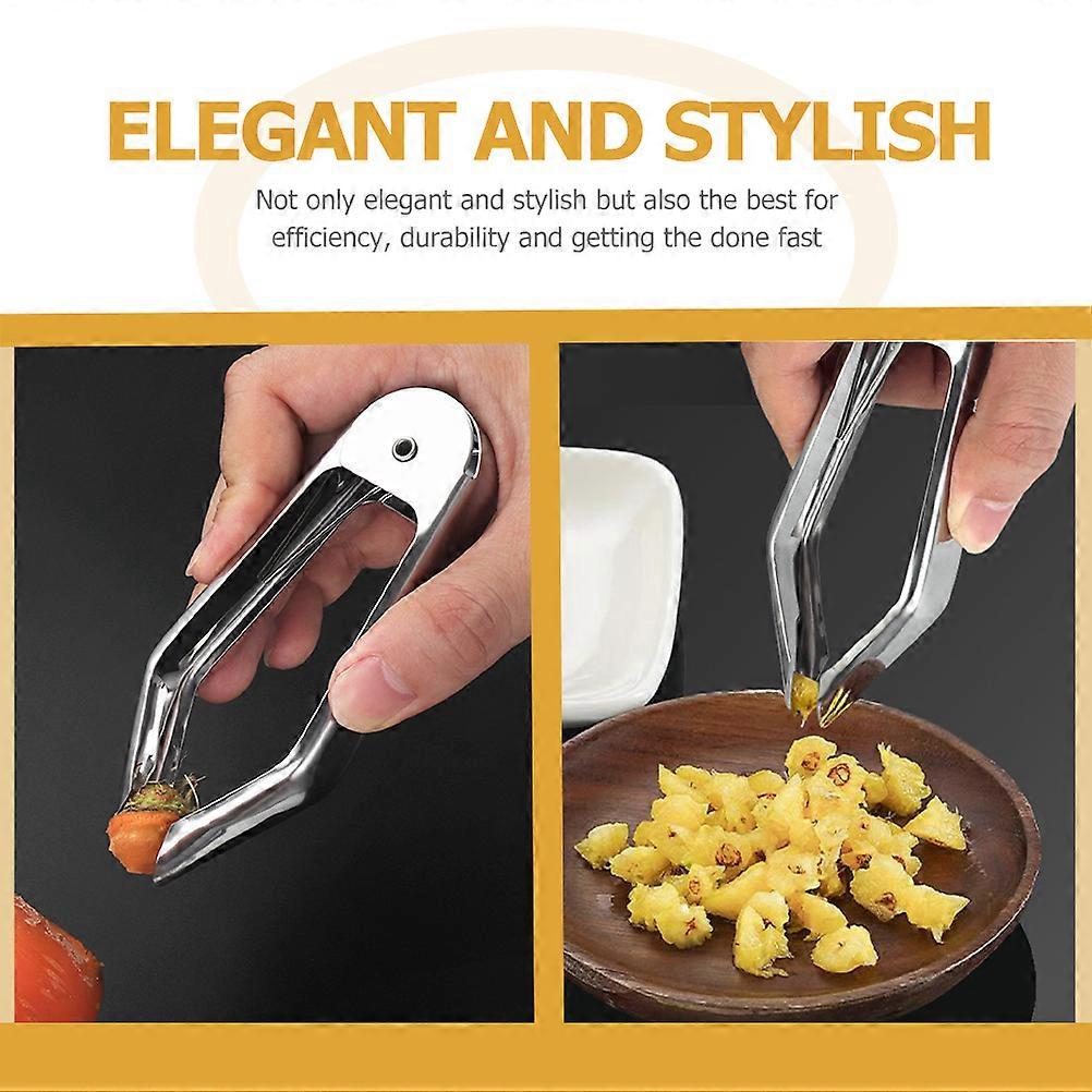 Pineapple Eye Remover Stainless Steel Kitchen Tool for Quick Use