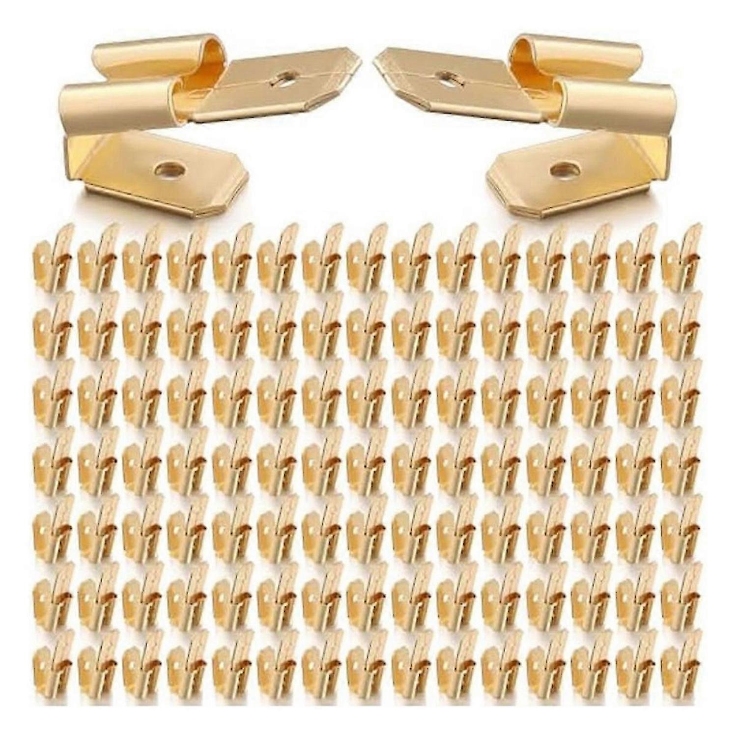 100Pcs Piggyback Spade Connectors, Crimp Terminals Assortment Kit