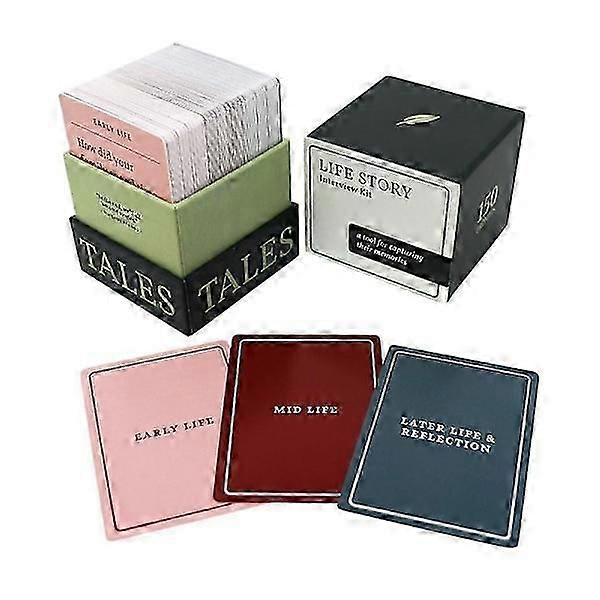 150 Life Story Interview Card Family Conversation Card